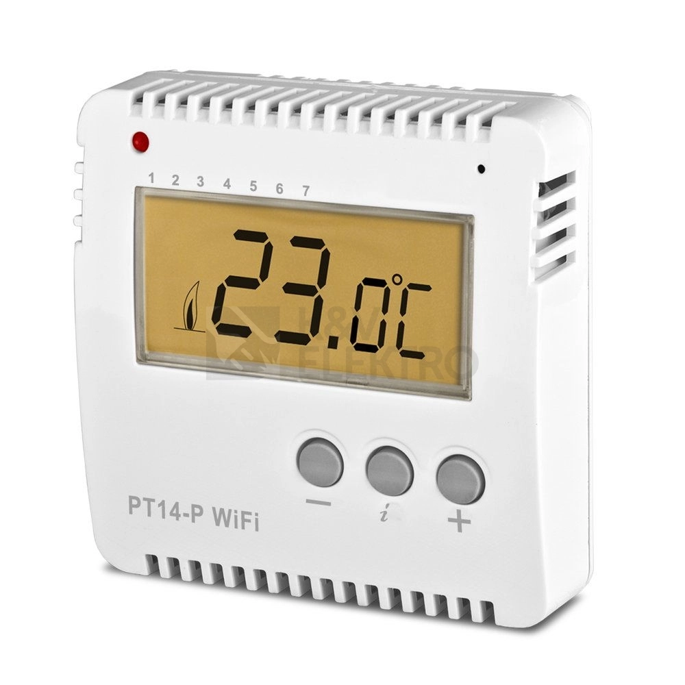 Obrázek produktu Prostorový termostat ELEKTROBOCK PT14-P WiFi 0