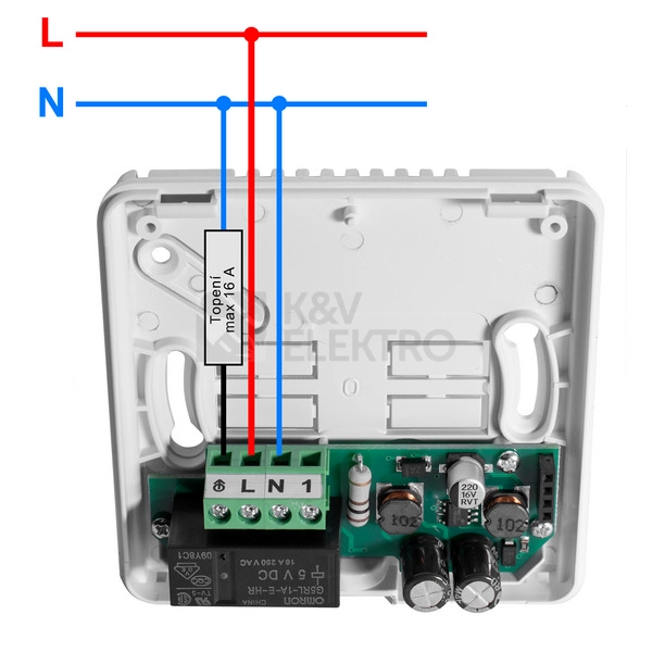 Obrázek produktu Prostorový termostat ELEKTROBOCK PT14-P WiFi 1