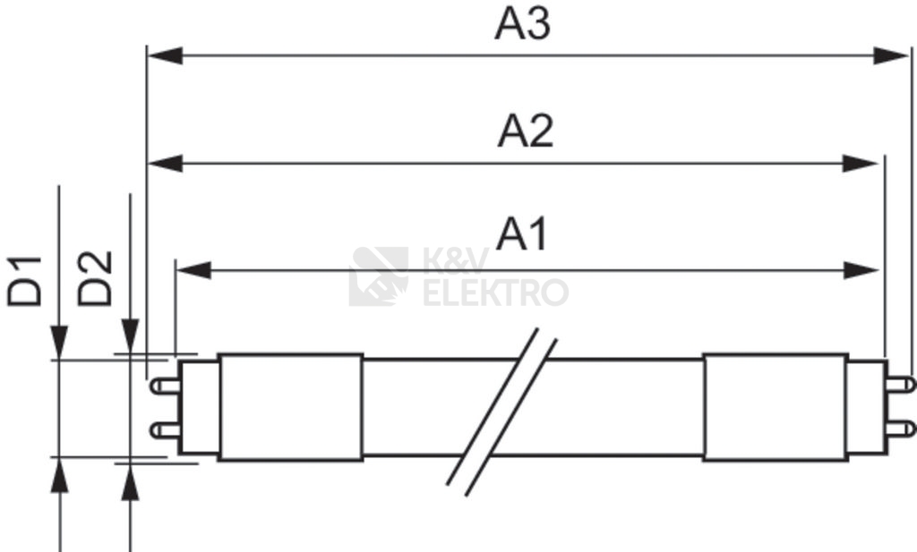 Obrázek produktu  LED trubice zářivka Philips MASTER LEDtube 150cm UO 21,7W (58W) 830 teplá bílá 3000K T8 G13 2