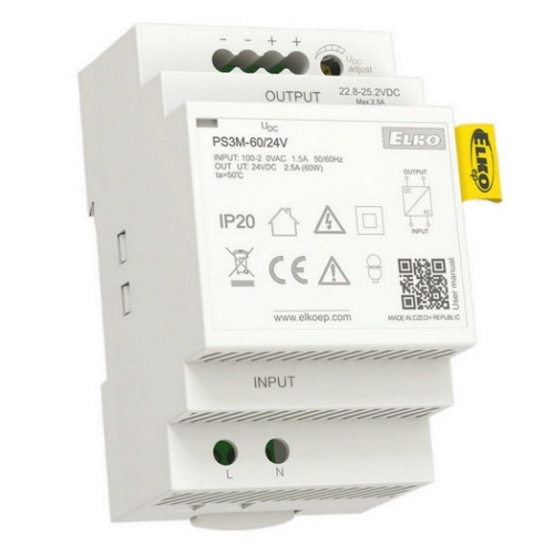 Napájecí spínaný zdroj ELKO EP PS3M-60/24V 60W