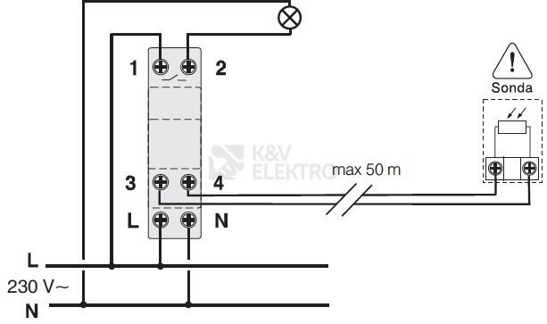 Obrázek produktu  Soumrakový spínač Perry Electric 1IC 7053N 1