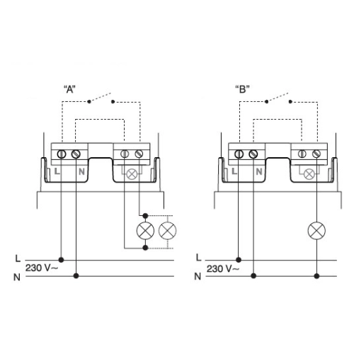 Soumrakový spínač Perry Electric 1IC 7245 2-200lx 16A