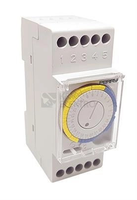 Obrázek produktu Spínací hodiny analogové Perry Electric 1IO 0021 denní 0