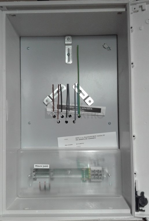 Obrázek produktu  Elektroměrový rozvaděč ESTA ER 112 NNP7P-E (O3/4) 06072 pro ČEZ, EGD (E.ON) 1