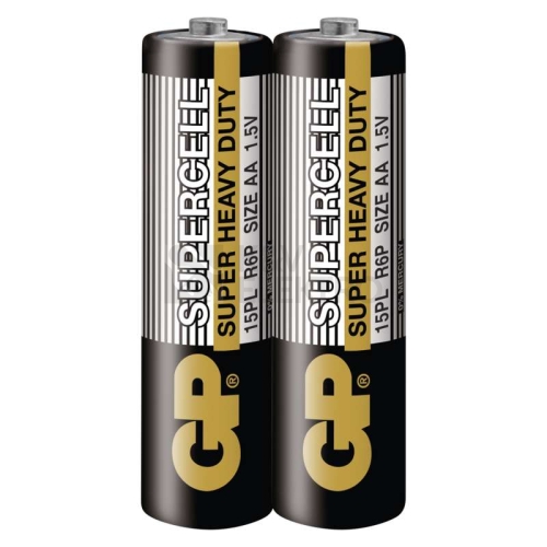 Tužkové baterie AA GP R6 Supercell fólie