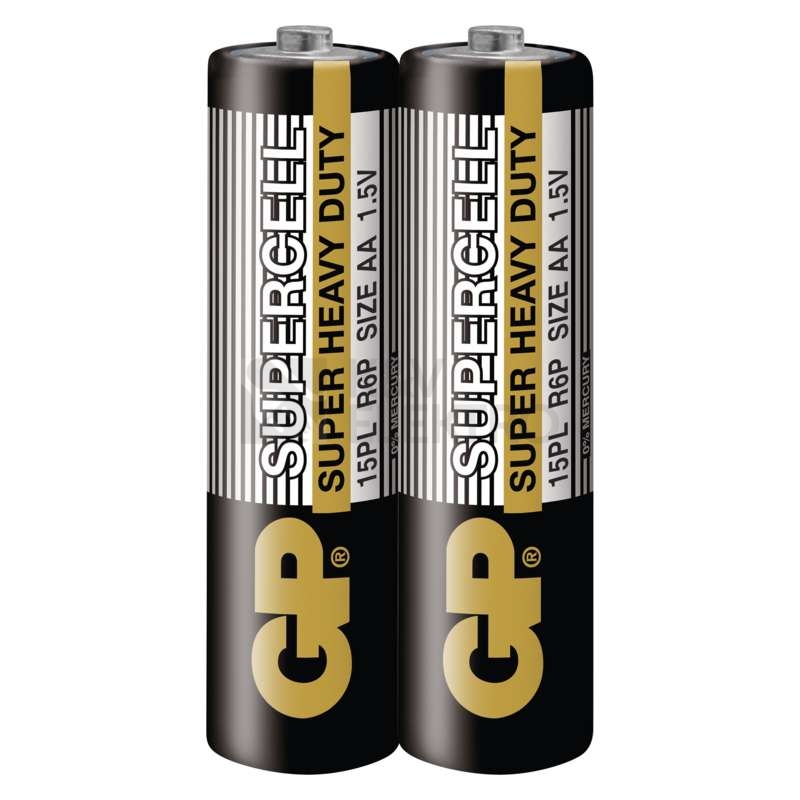 Obrázek produktu Tužkové baterie AA GP R6 Supercell fólie 0