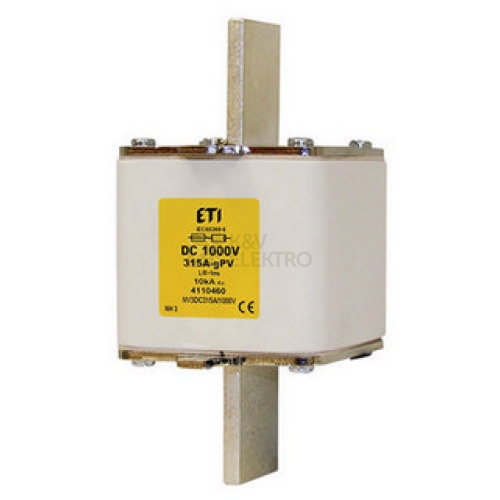 Nožová pojistka ETI NH3 gPV 250A/1000V DC 004110458