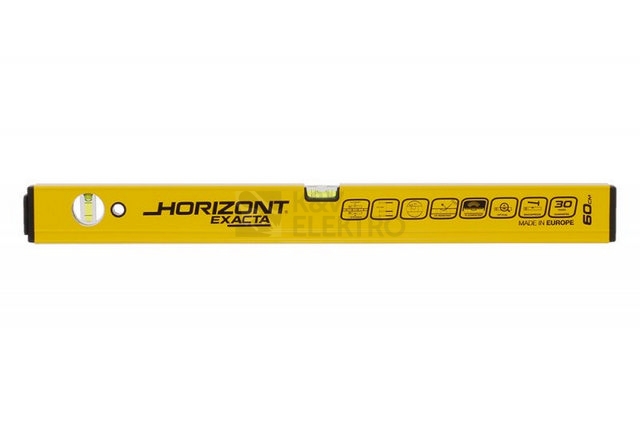 Obrázek produktu Vodováha HORIZONT EXACTA 600mm 2 libely 15033 0