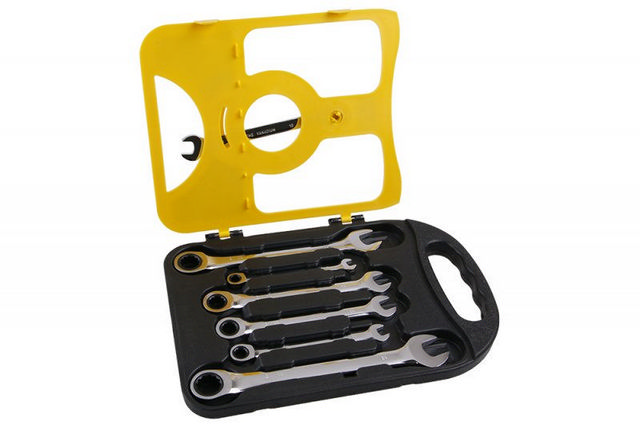 Sada ráčnových očkoplochých klíčů FESTA 17620 7-mi dílná 8-19mm