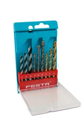 Obrázek produktu Sada vrtáků 5/6/8mm FESTA 20317 9-dílná 1