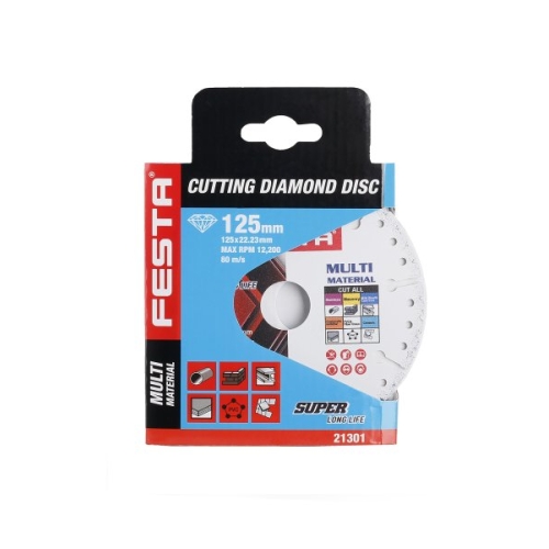 Kotouč diamantový FESTA 21301 univerzální 125×22,2mm