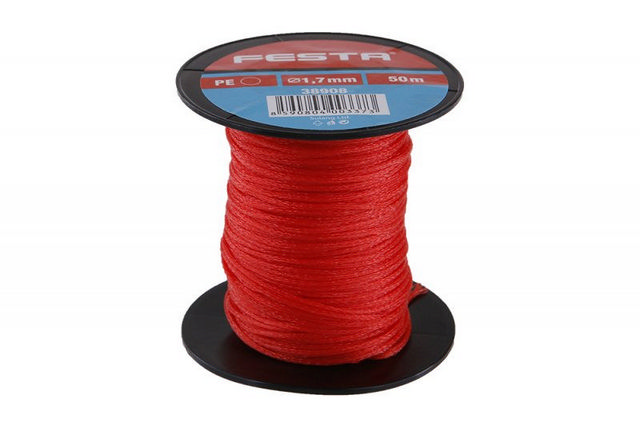 Zednický provázek 1,7mm/50m červený FESTA 38908