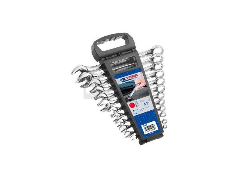 Obrázek produktu Sada klíčů očkoplochý 3113 v plast. držáku 12díl. TONA EXPERT E110309 0