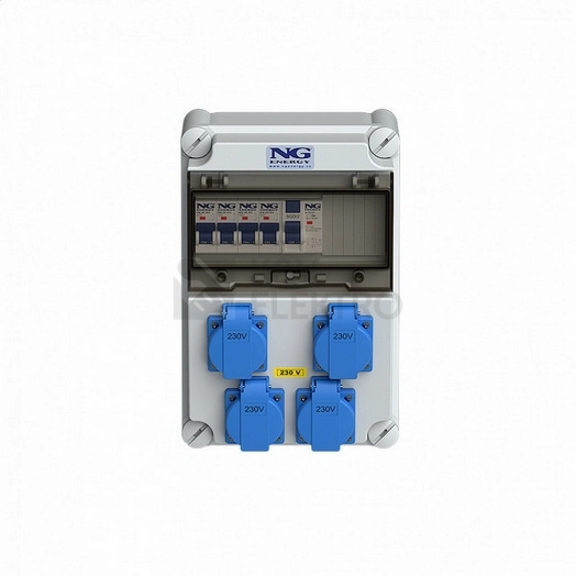 Obrázek produktu Zásuvková skříň nástěnná SC 31 309 E.01 jištěná s chráničem
3