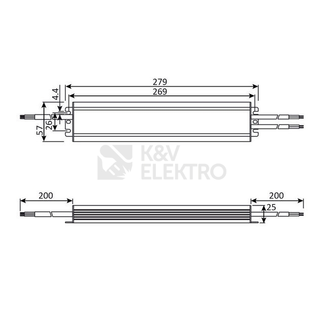 Obrázek produktu LED napájecí zdroj McLED 24VDC 12,5A 150W ML-732.088.45.1 1