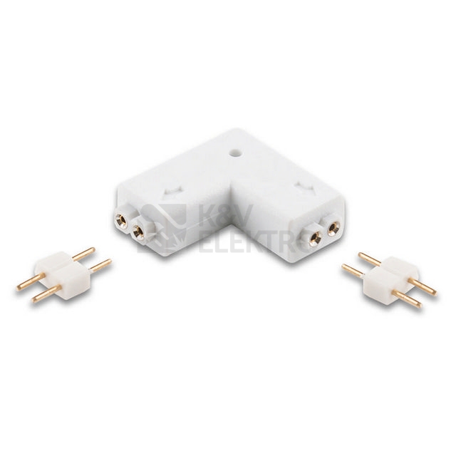 Obrázek produktu Propojovací konektor McLED tvar L pro LED pásky 8mm ML-111.022.21.1 1