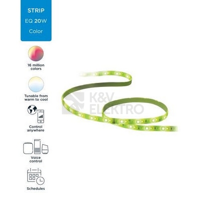 Obrázek produktu LED pásek 2m WiZ Colors Starter Kit 2700-6500K RGB 2