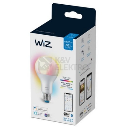 Obrázek produktu Chytrá LED žárovka E27 WiZ A67 13W (100W) 2200-6500K/RGB WiFi stmívatelná 3
