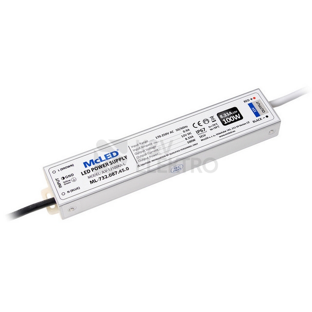 Obrázek produktu LED napájecí zdroj McLED 12VDC 4,17A 100W ML-732.087.45.0 2