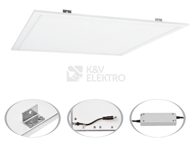 Obrázek produktu LED panel Ecolite ZEUS LED-GPL44-45/UGR/BI 60x60cm 1