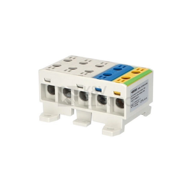 Obrázek produktu Univerzální připojovací svorka UK 35/3X1A+N/PE 3xšedá/modrá/zelená 1006609 0