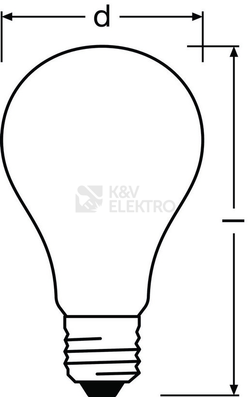 Obrázek produktu LED žárovka OSRAM PARATHOM CLASSIC A 200 24W (200W) teplá bílá (2700K) E27 1