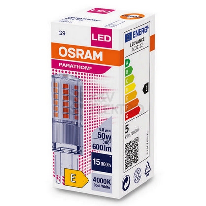 Obrázek produktu LED žárovka G9 OSRAM PARATHOM 4,8W (50W) neutrální bílá (4000K) 1