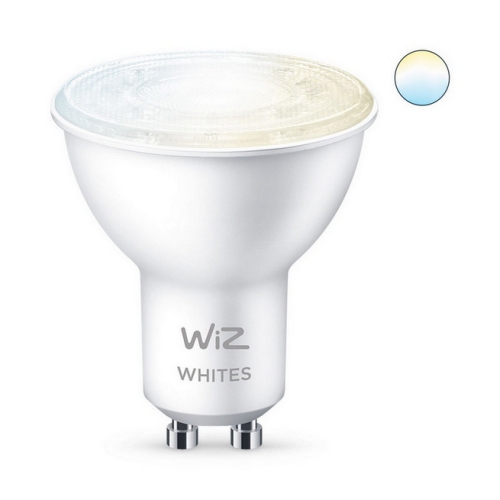 Levně Chytrá LED žárovka GU10 WiZ PAR16 4,9W (50W) 2700-6500K WiFi stmívatelná, reflektor 36°