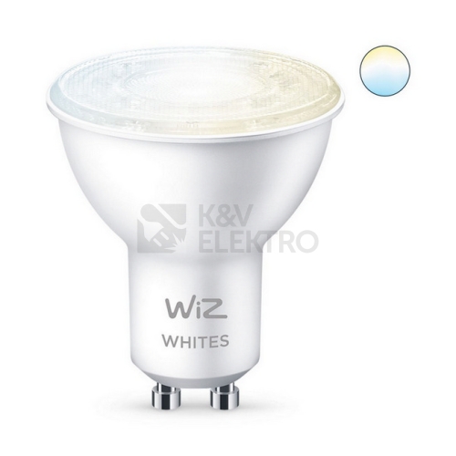 Chytrá LED žárovka GU10 WiZ PAR16 4,9W (50W) 2700-6500K WiFi stmívatelná, reflektor 36°