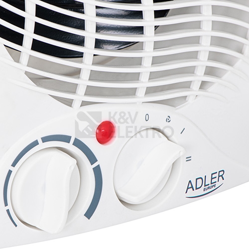 Obrázek produktu  Teplovzdušný ventilátor Adler AD 7728 1000/2000W bílý
 4