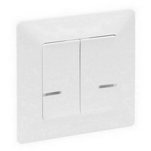 Legrand Valena Life with Netatmo spínač dvojitý bílý 752188