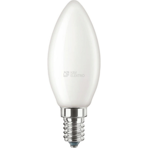 LED žárovka E14 Philips CP B35 FR 4,3W (40W) teplá bílá (2700K), svíčka