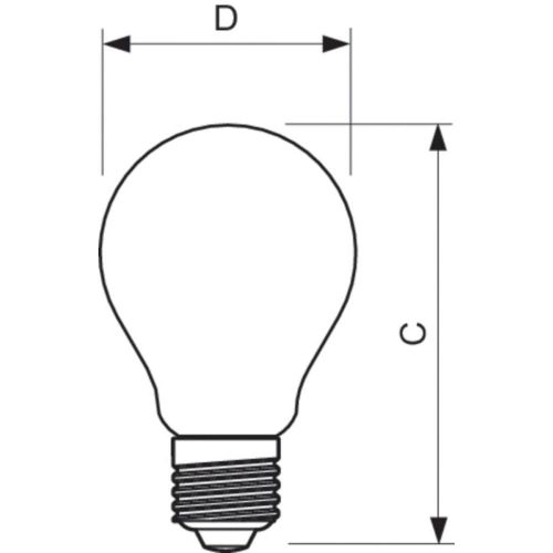 LED žárovka E27 Philips Classic Filament A60 7W (60W) teplá bílá (2700K) (obrázek 3)