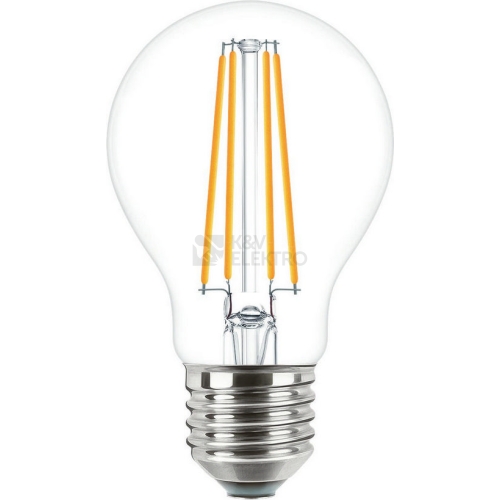 LED žárovka E27 Philips Classic Filament A60 7W (60W) teplá bílá (2700K)