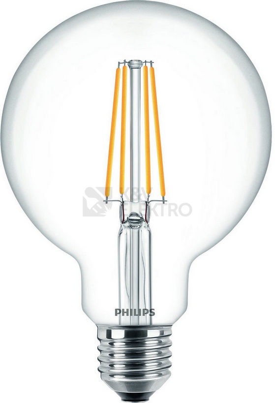 Obrázek produktu LED žárovka E27 Philips Classic Filament G93 7W (60W) teplá bílá (2700K) 0