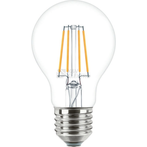 LED žárovka E27 Philips Classic Filament A60 4,3W (40W) teplá bílá (2700K)