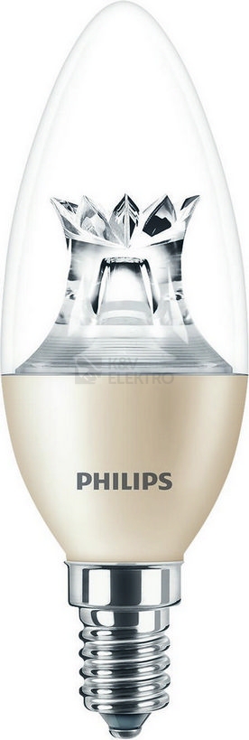 Obrázek produktu LED žárovka E14 Philips B38 CL 2,8W (25W) teplá bílá (2200-2700K) svíčka stmívatelná DimTone 0