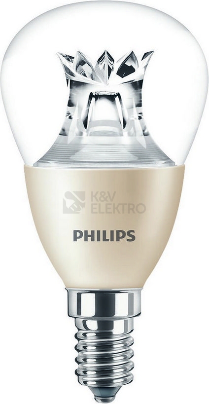 Obrázek produktu LED žárovka E14 Philips P48 CL 5,5W (40W) teplá bílá (2200-2700K) DimTone stmívatelná 0