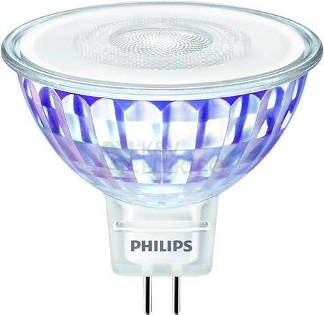 Obrázek produktu LED žárovka GU5,3 MR16 Philips 7,5W (50W) teplá bílá (3000K) stmívatelná, reflektor 12V 60° 0