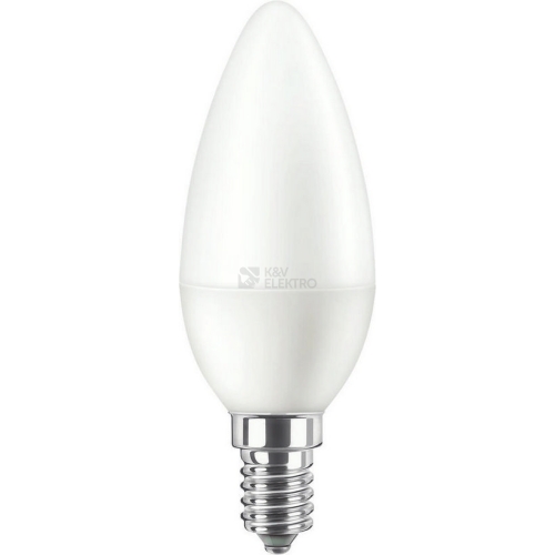 LED žárovka E14 PILA B35 FR 8W (60W) teplá bílá (2700K), svíčka
