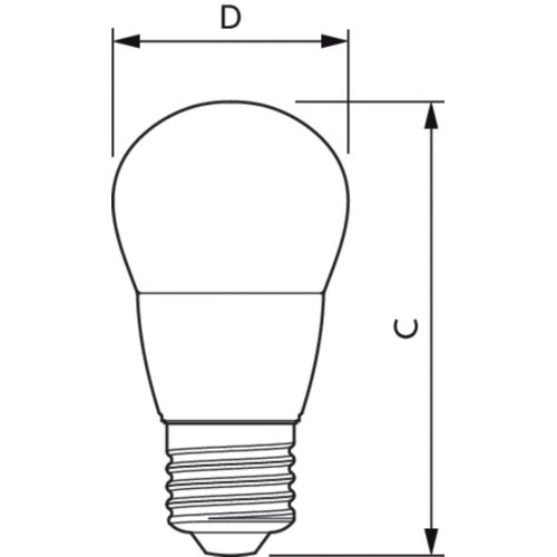LED žárovka E27 Philips P48 7W (60W) neutrální bílá (4000K) (obrázek 3)