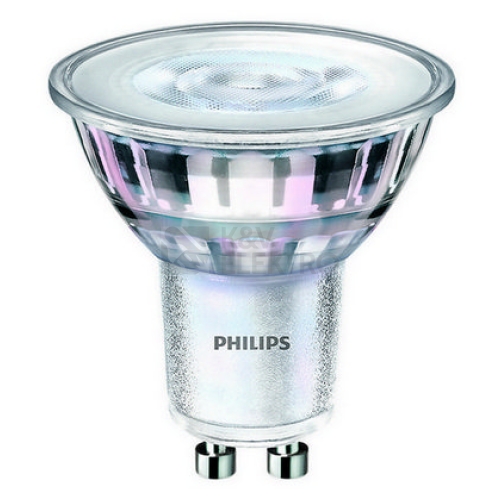  LED žárovka GU10 Philips CP 4,9W (65W) teplá bílá (3000K), reflektor 36°