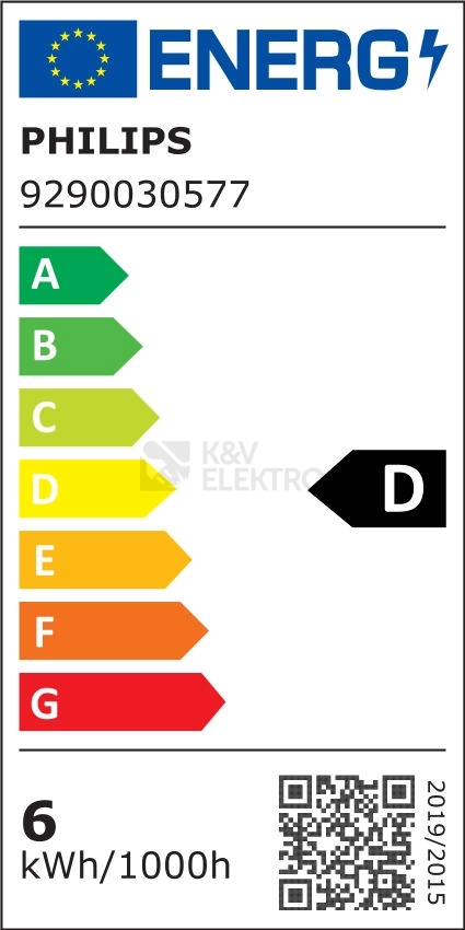 Obrázek produktu LED žárovka E27 Philips A60 5,9W (60W) teplá bílá (2700K) stmívatelná 1