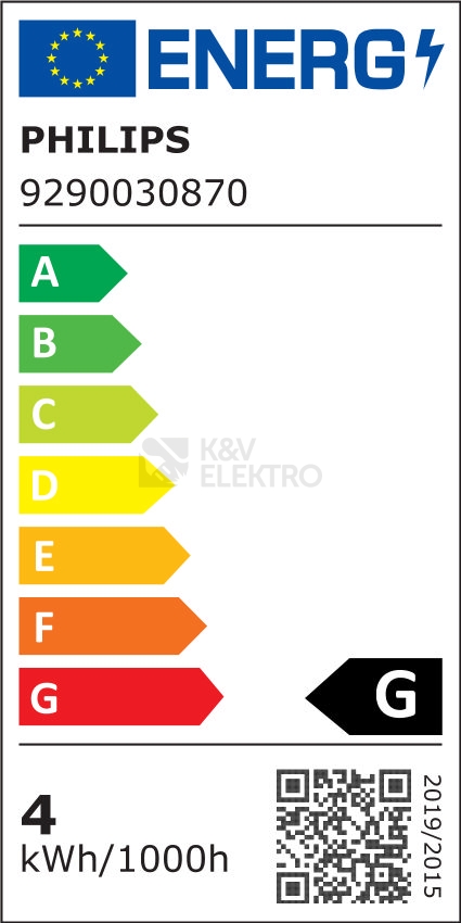 Obrázek produktu LED žárovka GU4 MR11 Philips LV 3,5W (20W) teplá bílá (2700K), reflektor 12V 24° 1