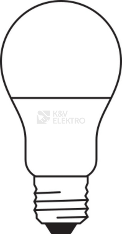Obrázek produktu Antibakteriální LED žárovka E27 OSRAM LC CL A 5,5W (40W) teplá bílá (2700K) 4