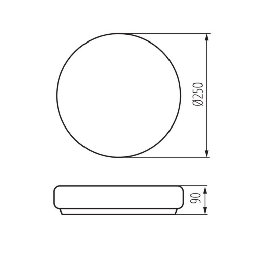 Svítidlo Kanlux PERAZ 25DL-15O NS E27 IP44 08813 (obrázek 3)