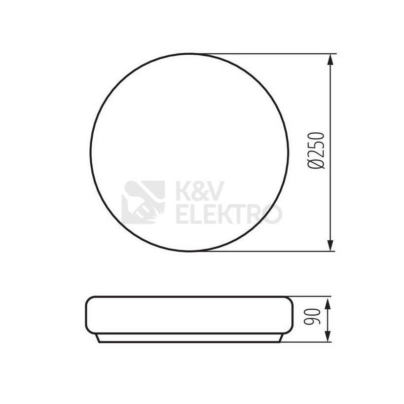 Obrázek produktu Svítidlo Kanlux PERAZ 25DL-15O NS E27 IP44 08813 2