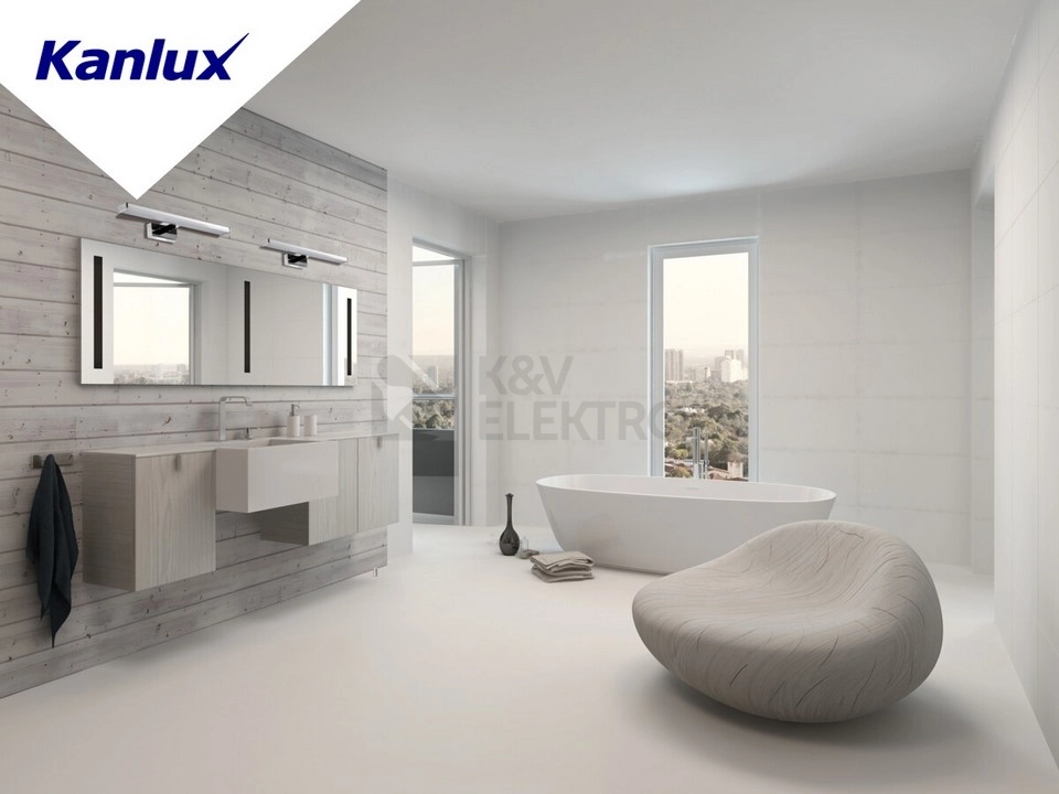 Obrázek produktu Nástěnné LED svítidlo Kanlux ASTEN LED IP44 12W-NW neutrální bílá 26684 6