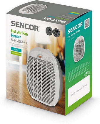 Obrázek produktu Teplovzdušný ventilátor SENCOR SFH 7017WH 1200/2000W 2