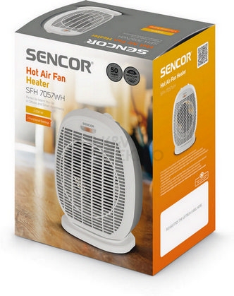 Obrázek produktu Teplovzdušný ventilátor s oscilací SENCOR SFH 7057WH 1200/2000W 2